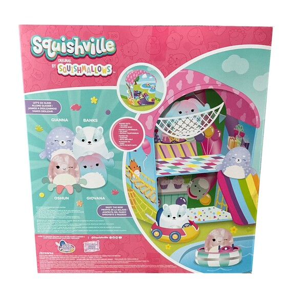 Jazwares Squishmallows Squishville - Play Palace - Gianna, Banks, Oshun, Giovana - Picture 3 of 9